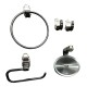 Kit Accesorios Baño 5 Pzas Durin Abs