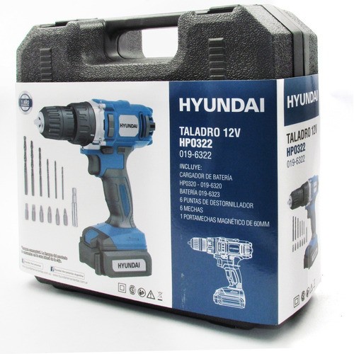 Taladro A Batería 12v Hyundai N21- Ferrejido