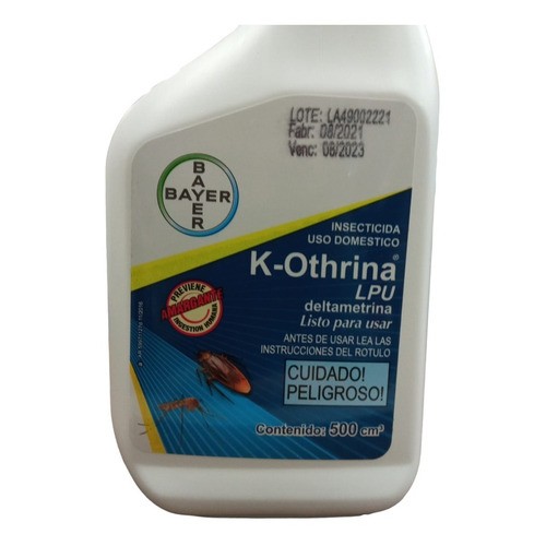 Insecticida K-othrina Todo Tipo Insectos 500ml