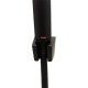 Soporte De Ducha Negro Fijo Plástico Rimontti