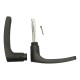 Pestillo Plástico Pvc Negro