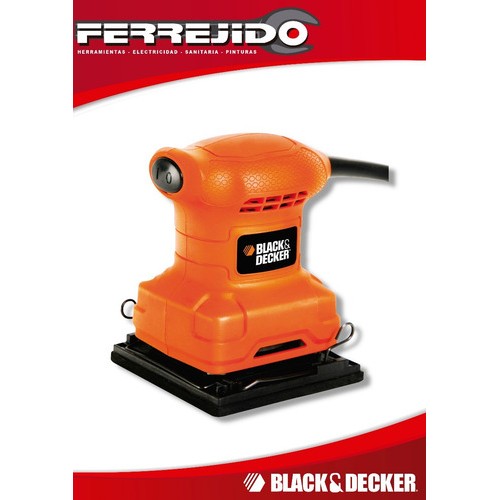 Lijadora Orbital 200w Lija De 1/4 Black&decker- Ferrejido