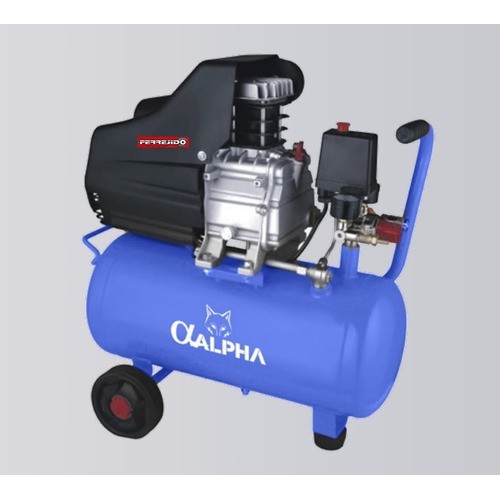 Compresor Alpha Pro 2.0hp 50lt Caudal 220l/m