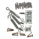 Kit Sujeción Fijación Para Malla Toldo 30pzs