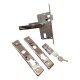 CERRADURA COMPLETA PARA PUERTA DE ALUMINIO CON PESTILLO