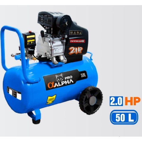 Compresor Alpha Pro 2.0hp 50lt Caudal 220l/m