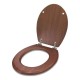Asiento Inodoro Imitación Madera