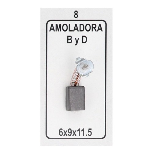 Juego De Carbones Nº 8 6x9x11,5 Amoladora