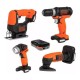 Kit Black&decker 5pcs 12v Litio