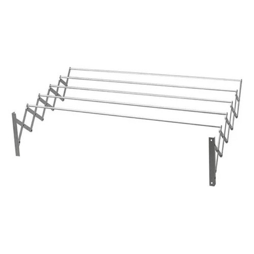 Tendedero Plegable Acordeón Pared Aluminio
