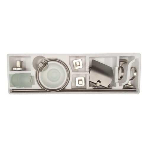 Kit Juego Accesorios Baño Satinado 6 Pzs