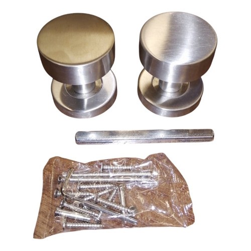 Pestillo Manija Redonda Ac. Inox.