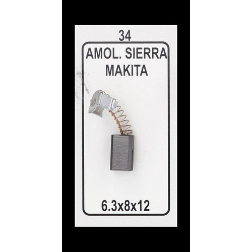 Juego De Carbones N° 34 Amola. Sierra  6,3x8x12