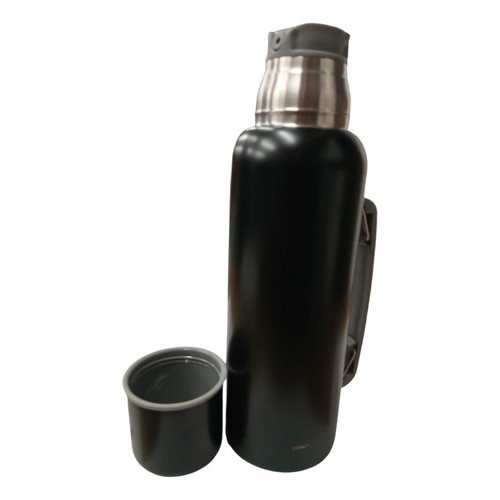 Termo Comet 1 Litro De Acero Inoxidable Y Manija Negro