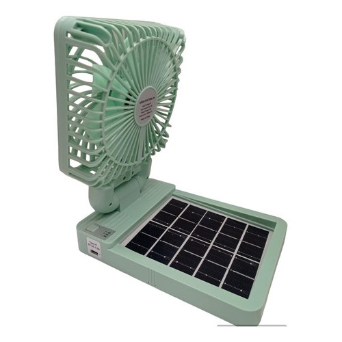 Ventilador Solar Recargable Portátil