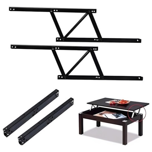 Bisagra Para Mesa Elevable Negra X Par