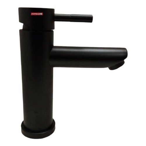 Monocomando Lavatorio Palito Negro 18 Cm Rimontti -ferrejido