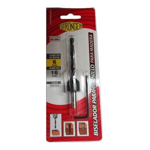 Mecha Fresa Avellanadora Stronger 6mm