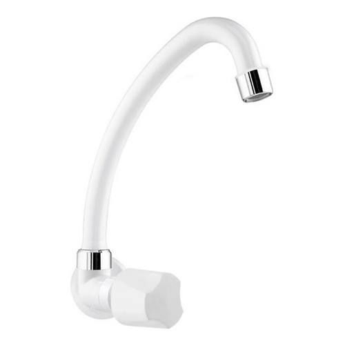 Canilla Pico Unitario Alto Blanco O Negro Abs Duda