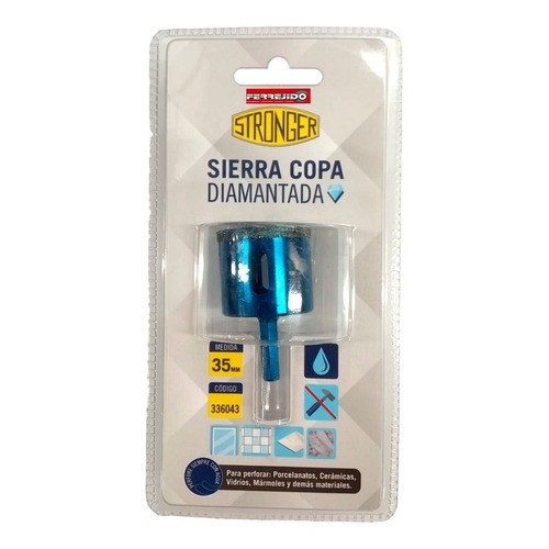 Mecha Sierra Copa Broca Diamantada 35mm Stronger- Ferrejido