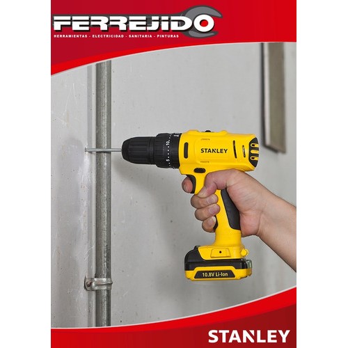 TALADRO PERCUTOR INALAMBRICO 12V STANLEY LITIO SCH12SK