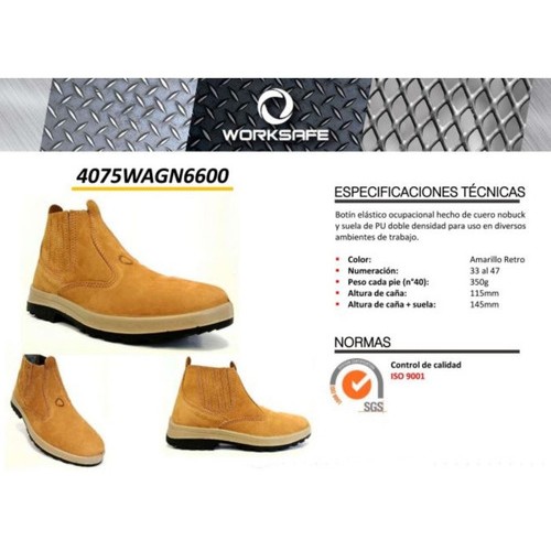 Botas De Trabajo Worksafe Elastizado 