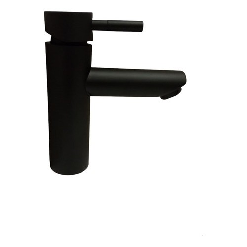 Monocomando Wico Lavatorio Negro Palito 18cm