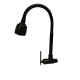 Grifo Pared Cocina Negro Pico Flexible
