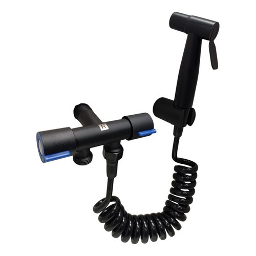 Ducha Higiénica Espiral Negra Rimontti