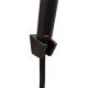 Soporte De Ducha Negro Fijo Plástico Rimontti