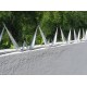 Puas O Pinchos De Seguridad Para Muros Acero Inoxidable Color Gris