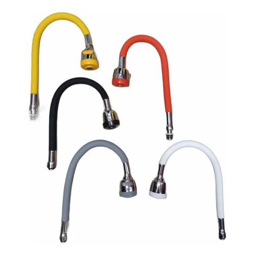 Pico Flexible P/ Canilla Monocomando Cocina Colores Ferrejid