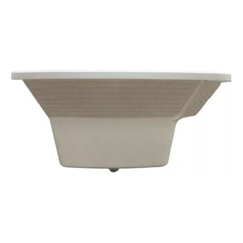 Pileta Lavar Ropa C/fregadero Y Válvula Blanca 24l-ferrejido