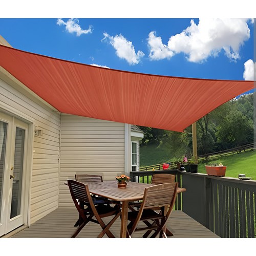 Malla Vela Rectangular Toldo 3 X 5mts Jardin