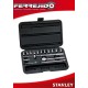 Juego De Dados Tubos Enc 1/4  18piezas Stanley- Ferrejido