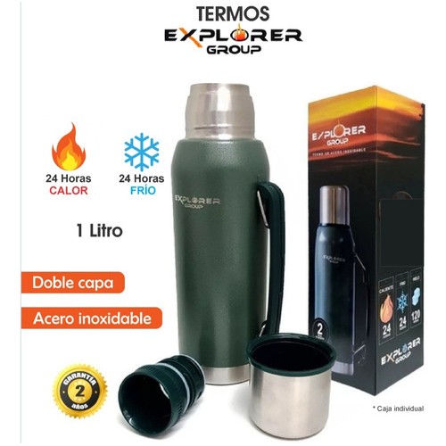 Termo Explorer 1 Litro Acero Inoxidable