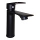 Monocomando Lavatorio Premium Negro 18 Cm
