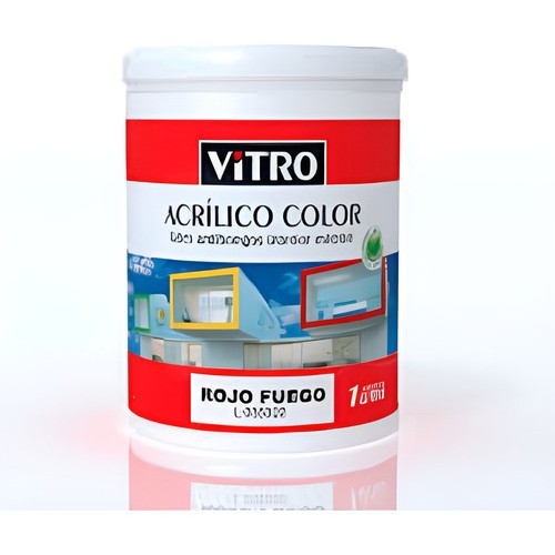Acrilico Color Vitro 02 Amarillo Solar  1l