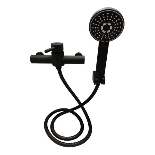 Monocomando Ducha Negro Palito S/transf Rimontti