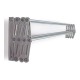 TENDEDERO PLEGABLE PARA PARED 80CM ALUMINIO MOR
