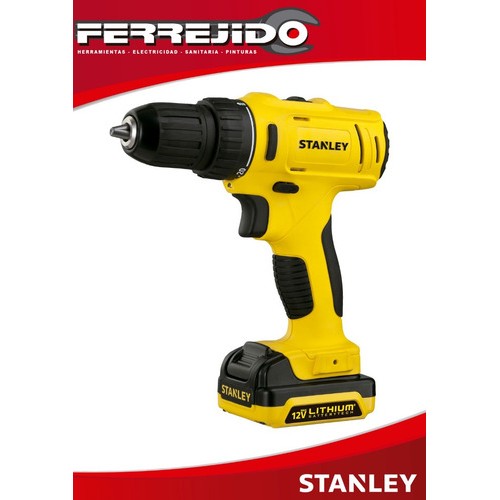 Taladro Inalámbrico 12v Stanley Litio Scd12s2k- Ferrejido