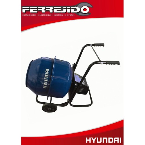 Hormigonera 140lts 500w Hyundai Hybm140- Ferrejido