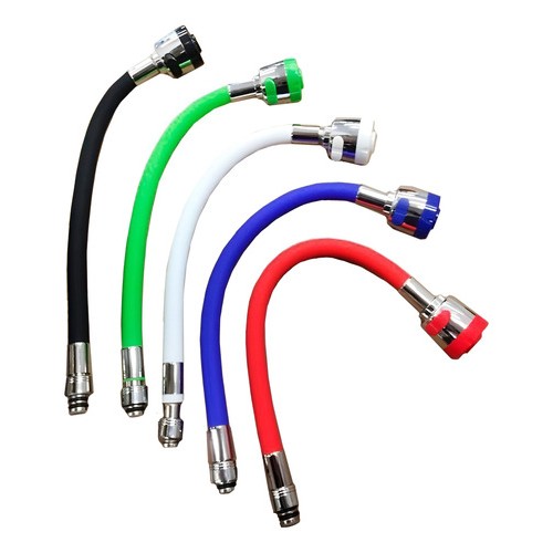 Pico Flexible P/ Canilla Monocomando Cocina Colores Ferrejid