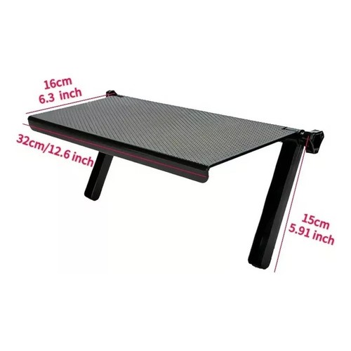 Soporte Pantalla Y Canalera Estante