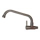 Grifo Pared Ac. Inoxidable Pico Bajo