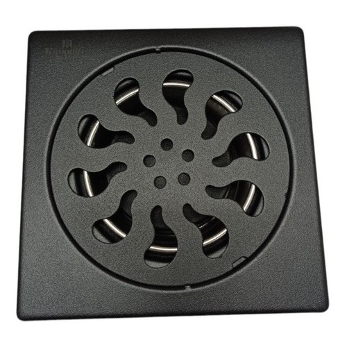 Rejilla De Piso 15x15 Metal Negro Rimontti