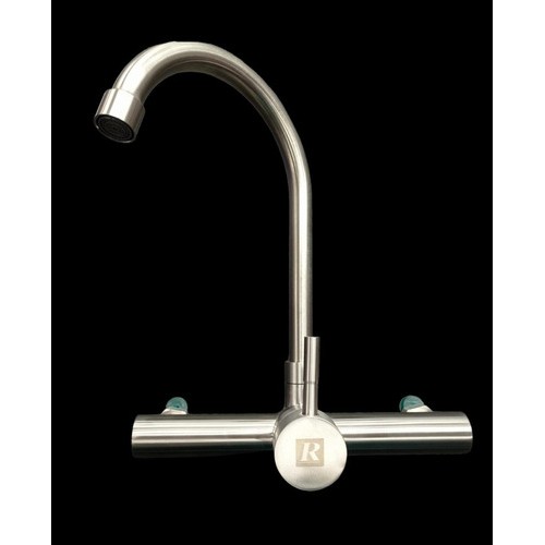 Monocomando Cocina Pared Rimontti Satinado 20cm