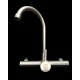 Monocomando Cocina Pared Rimontti Satinado 20cm