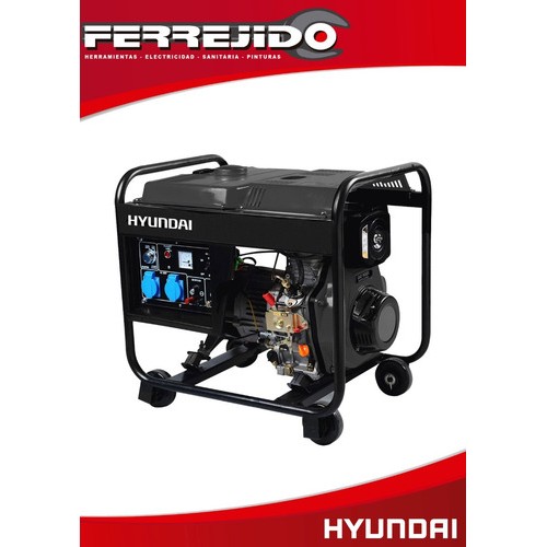 Generador Diesel Monofásico 8000w Hyundai 070g- Ferrejido