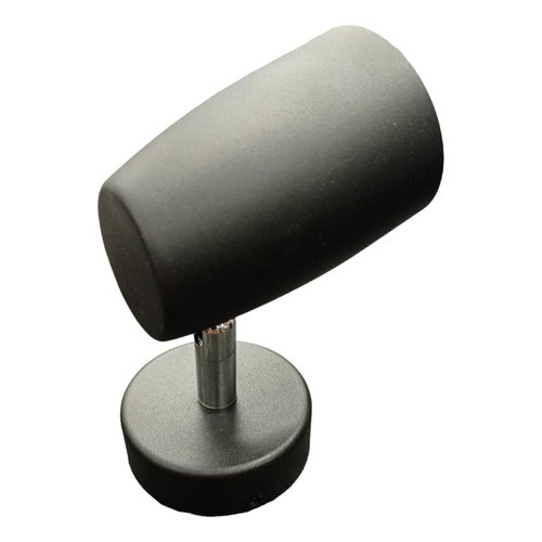 Spot Aplique Pared 1 Luz Negro/blanco Mate